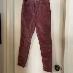 American Eagle Pink Corduroy Pants